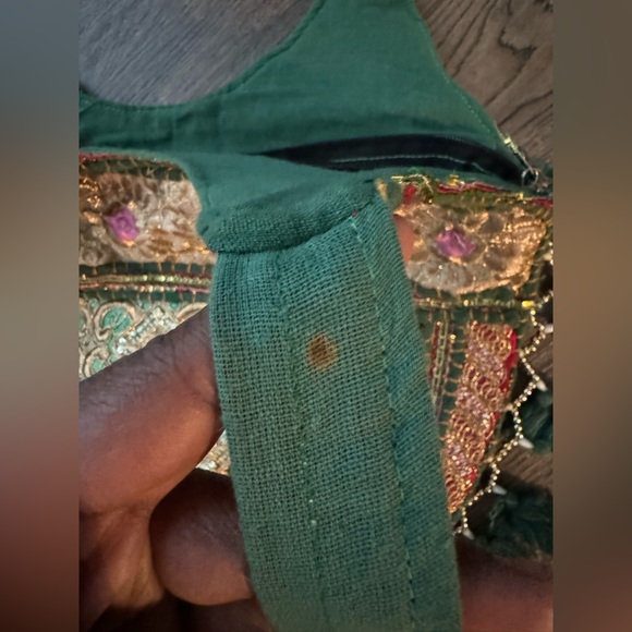 vintage boho gypsy fairycore circular tote - Picture 7 of 9